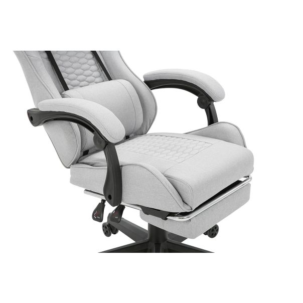 ePlayGame Gejmerska stolica HC-4095 FABRIC-DGS2 svetlo siva - HC-4095 FABRIC-DGS2