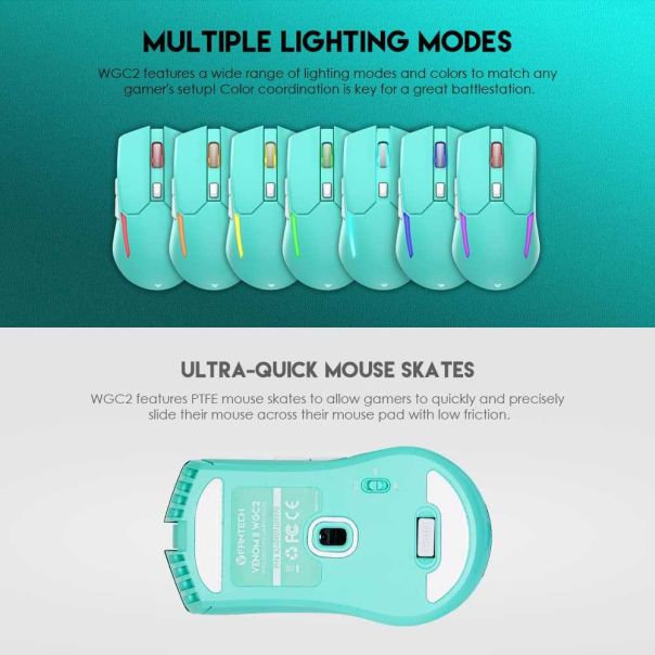 FANTECH Mis Wireless Gaming WGC2 Venom II MINT EDITION - FT99926