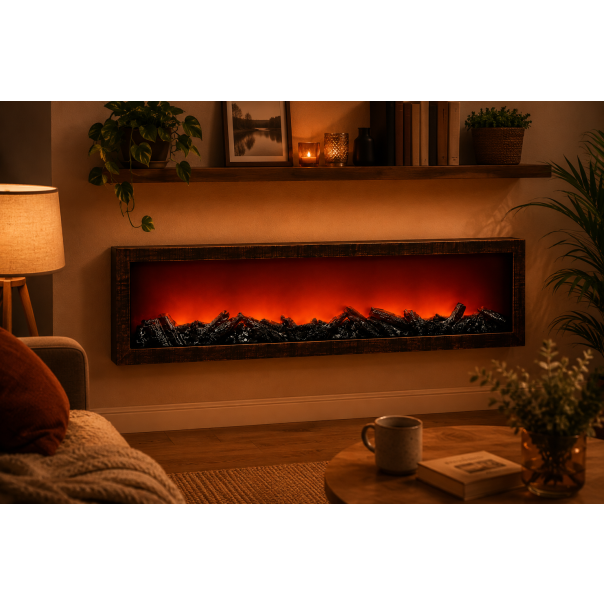 MKS Dekorativna lampa kamin - braon - EP3252685