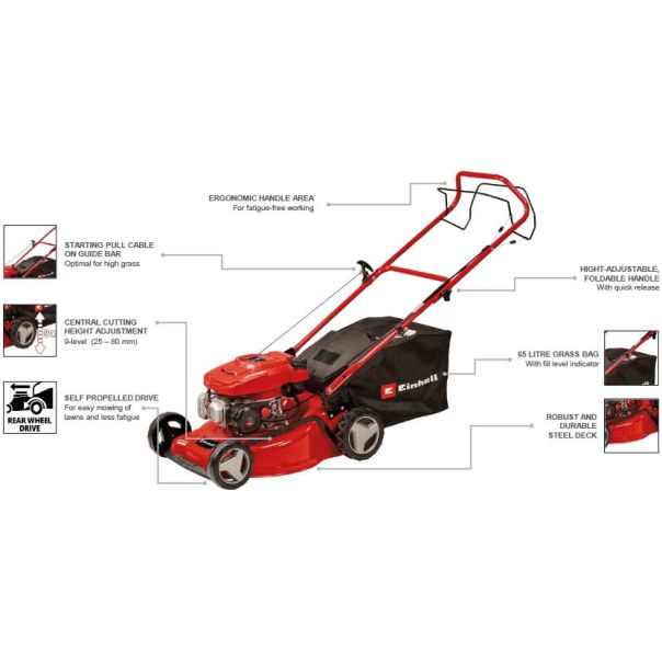 EINHELL Benzinska kosačica za travu GC-PM 46/5 S - 3407550