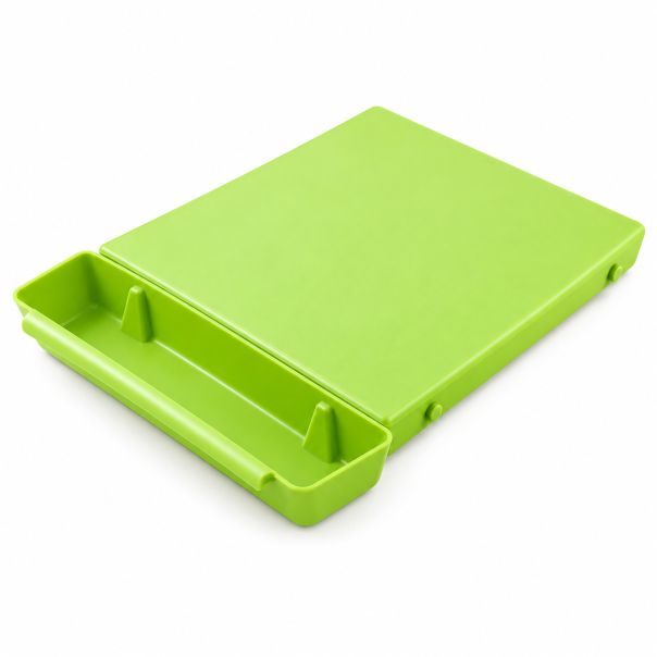 Daska za sečenje sa odvojivom posudom 2 u 1, zelena, 38×29 cm + 9 cm - EP3247880
