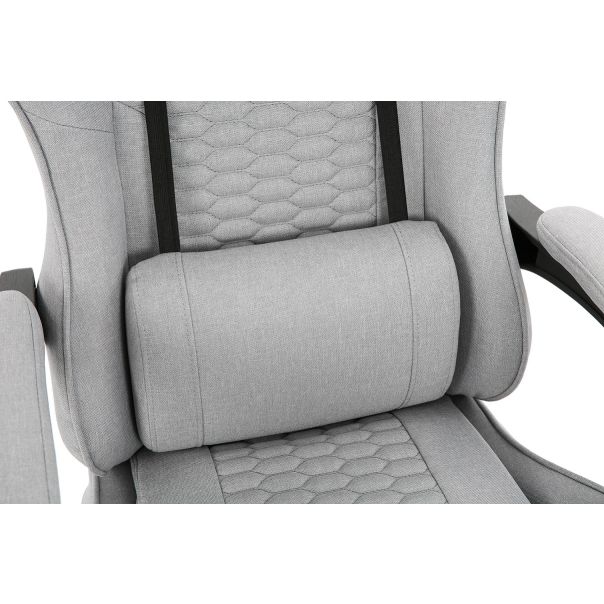 ePlayGame Gejmerska stolica HC-4095 FABRIC-DGS2 svetlo siva - HC-4095 FABRIC-DGS2
