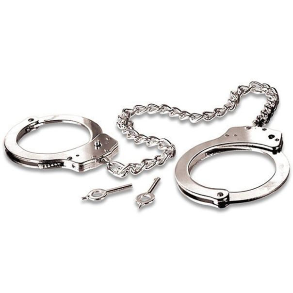 Metalne lisice sa dugim lancem Metal Cuffs - ff001103