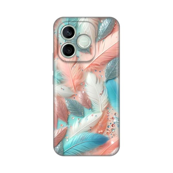 Maska za Honor 600 Lite Pastel Feathers Silikonska Print - EP2977125