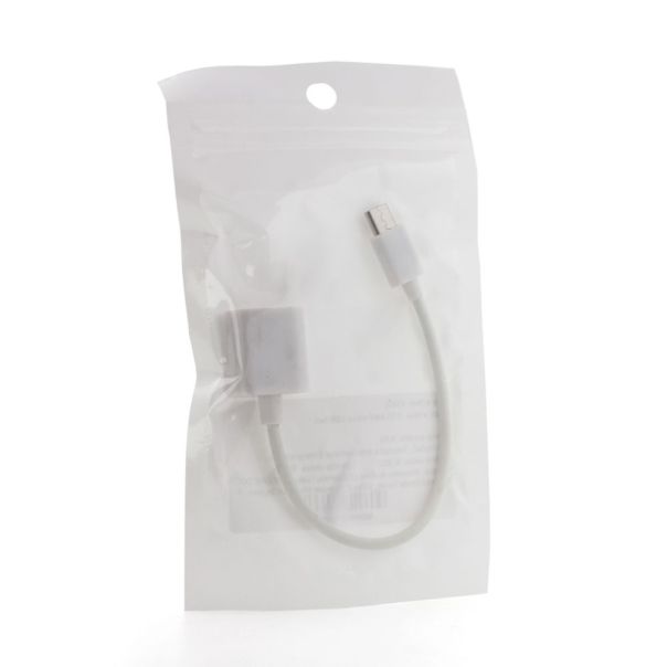 OTG kabl micro USB beli - 95351