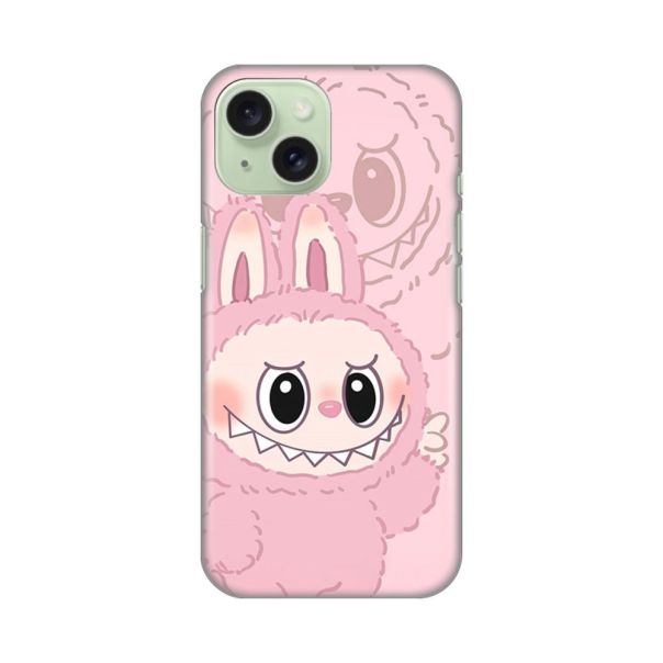Maska za iPhone 15 6.1 La Bubu Silikonska Print Pink - 8020839