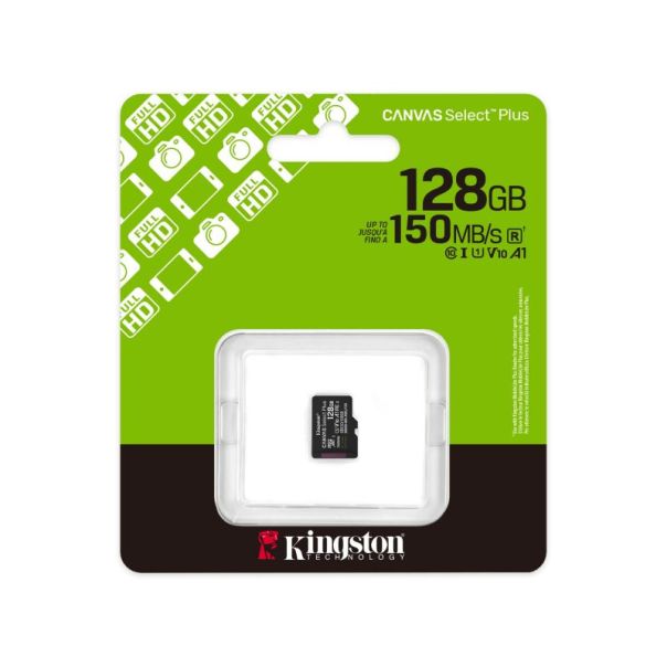 KINGSTON Memorijska kartica U1 V10 SDXC 128GB Canvas Select Plus G3 150R A1 SDCS3/128GBSP - EP3261300