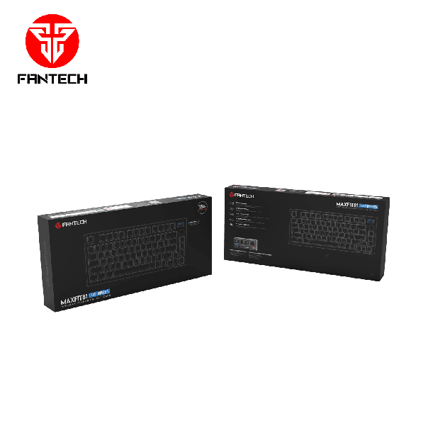 FANTECH Gejmerska mehanička tastatura MK910 PBT MAXFIT FROST WIRELESS CRNA (PLAVI SWITCH) - 206627