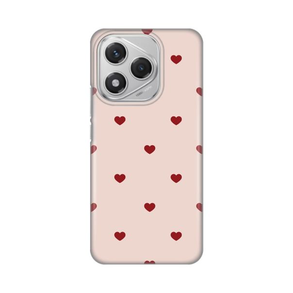 Maska za Honor 400 Lite Beige Hearts Silikonska Print - 8021425