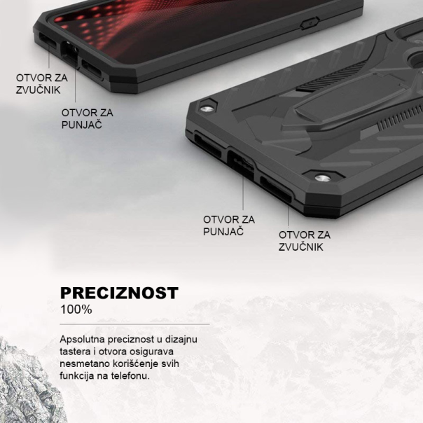 Maska za Huawei Mate 30 Pro Fight crna - 038721