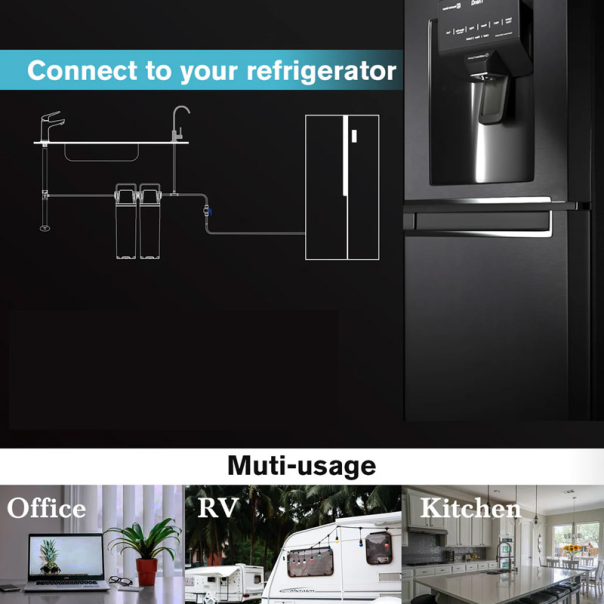 Filter za vodu FRIZZLIFE DW10F ispod sudopere + dodatna slavina - 619011