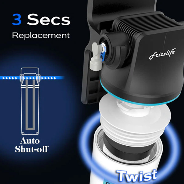 Filter za vodu FRIZZLIFE SW10F ispod sudopere + dodatnom slavinom - 619010