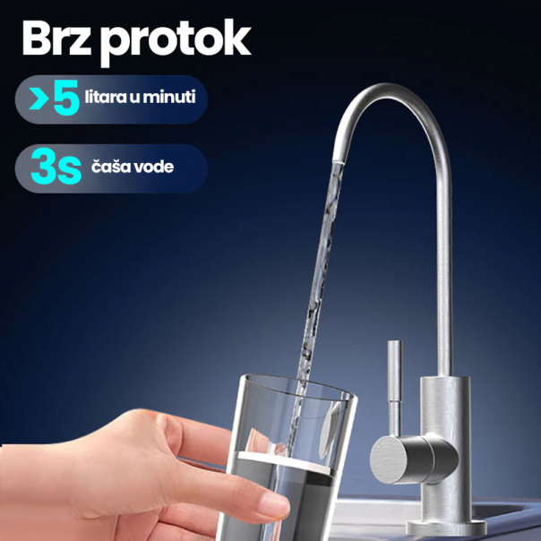FRIZZLIFE Filter za vodu SW10F ispod sudopere sa dodatnom slavinom - 619010