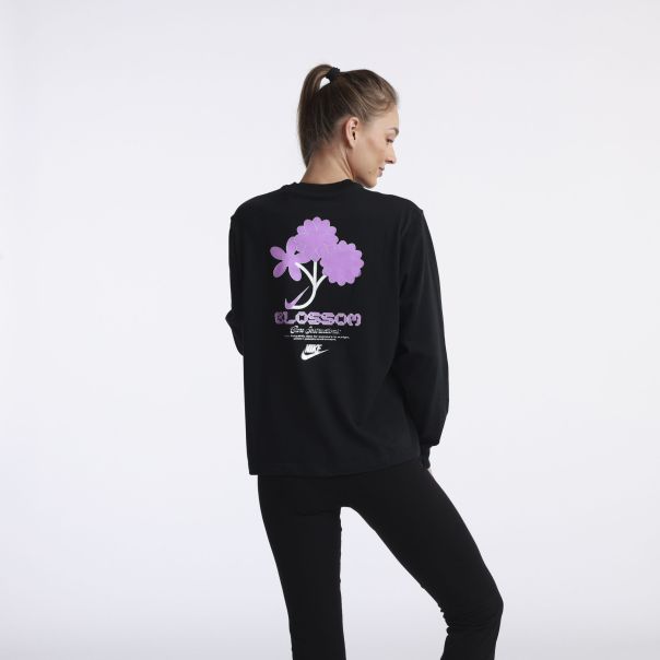 NIKE Majica Dug Rukav W Nsw Tee Oc2 Ls Boxy W - FJ9760-010