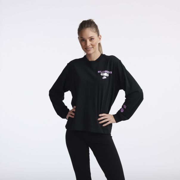 NIKE Majica Dug Rukav W Nsw Tee Oc2 Ls Boxy W - FJ9760-010