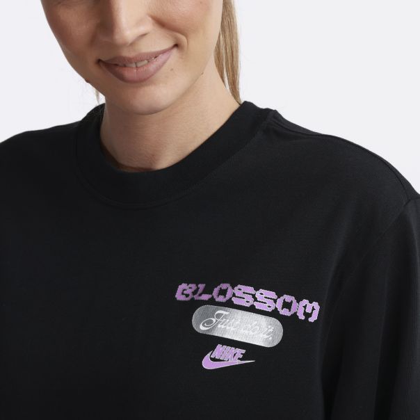 NIKE Majica Dug Rukav W Nsw Tee Oc2 Ls Boxy W - FJ9760-010