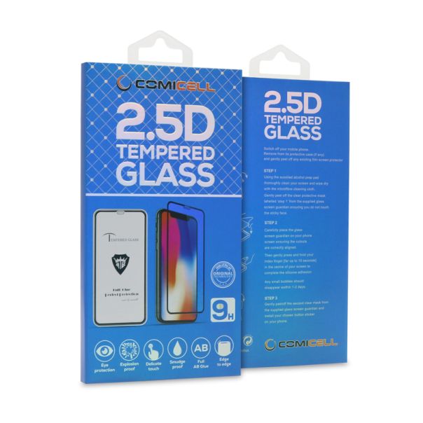 Folija za zaštitu ekrana Glass 2.5D za Honor X7, crna - FL10082