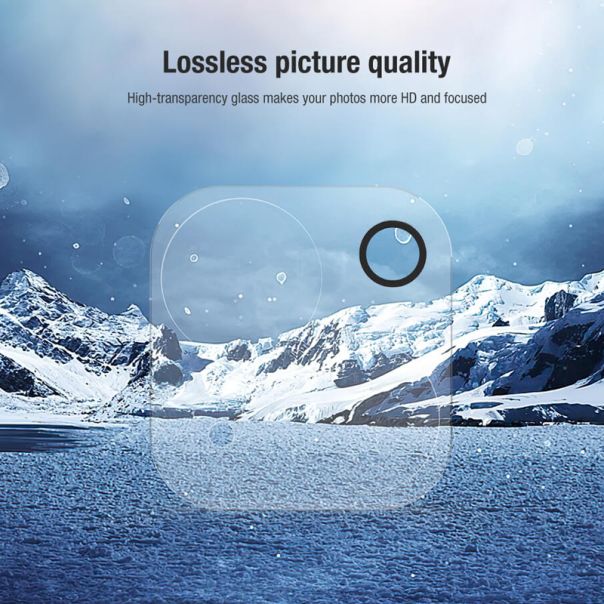 NILLKIN Folija za zaštitu ekrana 2u1 HD za iPhone 14 Plus, crna - FL10463