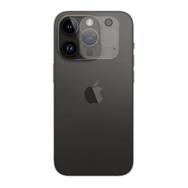 NILLKIN Folija za zaštitu ekrana 2u1 HD za iPhone 14 Pro, crna - FL10464