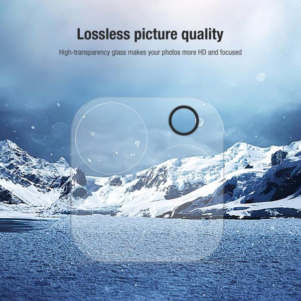 NILLKIN Folija za zaštitu ekrana 2u1 HD za iPhone 14 Pro, crna - FL10464