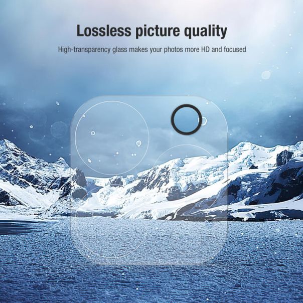 NILLKIN Folija za zaštitu ekrana 2u1 HD za iPhone 14 Pro Max, crna - FL10465