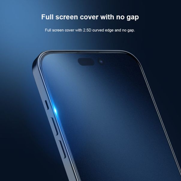 NILLKIN Folija za zaštitu ekrana Fog Mirror za iPhone 14 Pro, crna - FL10466