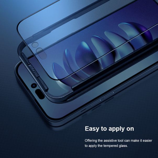 NILLKIN Folija za zaštitu ekrana Fog Mirror za iPhone 14 Pro, crna - FL10466