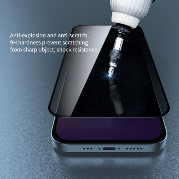 NILLKIN Folija za zaštitu ekrana Guardian za iPhone 14 Pro, crna - FL10468