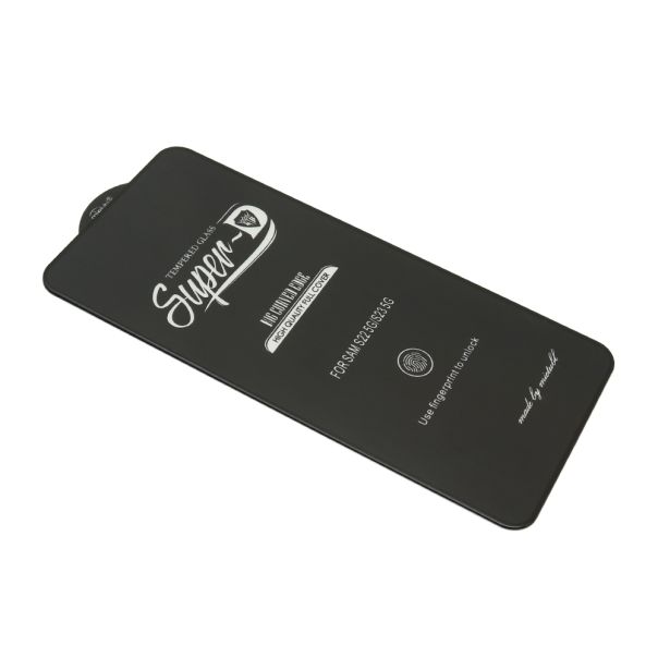 Folija za zaštitu ekrana Glass 11D za Samsung S911B Galaxy S23 SUPER D, crna - FL10563
