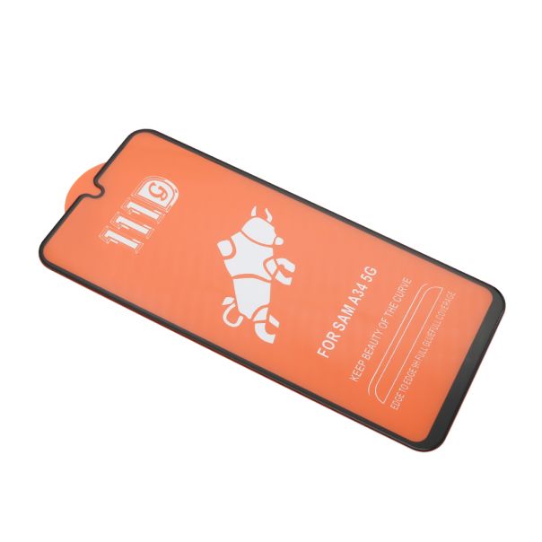 Folija za zaštitu ekrana Glass 5D za Samsung A346B Galaxy A34 5G, crna - FL10733