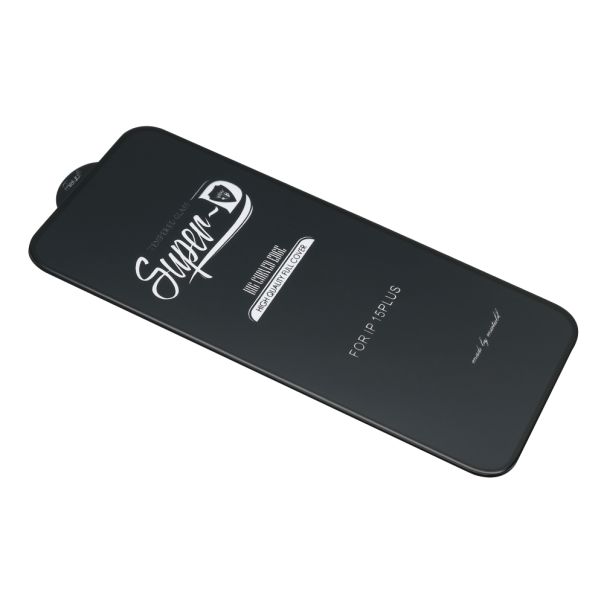 Folija za zaštitu ekrana Glass 11D za iPhone 15 Plus, crna - FL10810