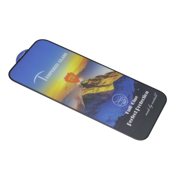 Folija za zaštitu ekrana Glass 2.5D za iPhone 15, crna - FL10823