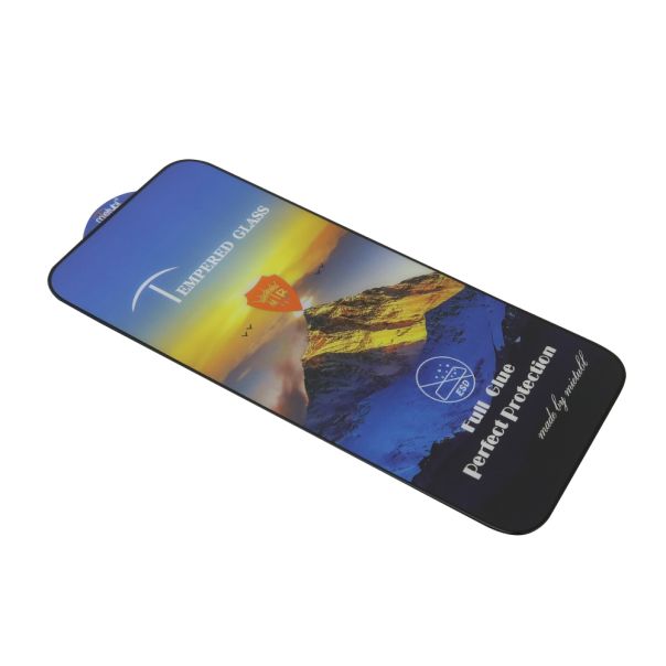 Folija za zaštitu ekrana Glass 2.5D za iPhone 15 Pro, crna - FL10824