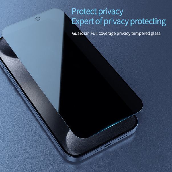 NILLKIN Folija za zaštitu ekrana Guardian za iPhone 15 Pro, crna - FL10862