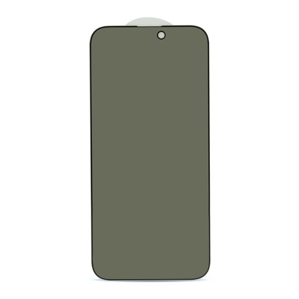 Folija za zaštitu ekrana Glass Privacy 2.5D Full glue za iPhone 15 Pro, crna - FL10884