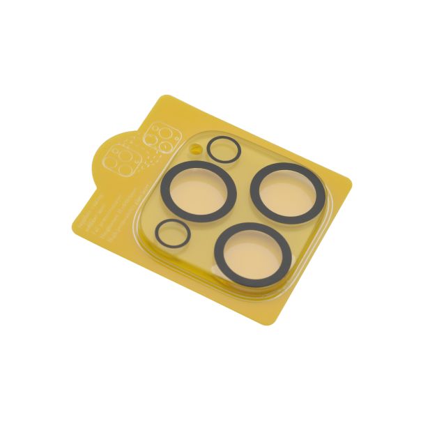 Folija za zaštitu kamere Glass Ultra Thin za iPhone 15 Pro, crna - FL10917