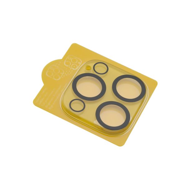 Folija za zaštitu kamere Glass Ultra Thin za iPhone 15 Pro Max, crna - FL10918