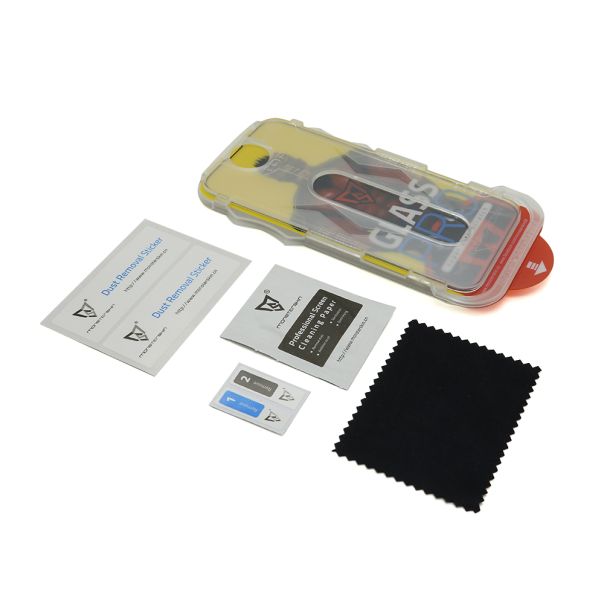 Folija za zaštitu ekrana Glass monsterskin PRO 9H za iPhone 14 Plus, crna - FL10939