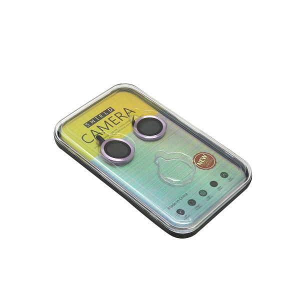 Zaštita za kameru Ring za iPhone 15/iPhone 15 Plus, ljubičasta - FL10964