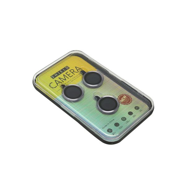 Zaštita za kameru Ring za iPhone 15 Pro/iPhone 15 Pro Max, siva - FL10966