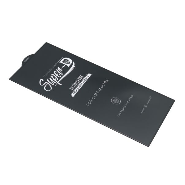 Folija za zaštitu ekrana Glass 11D za Samsung S928B Galaxy S24 Ultra 5G SUPER D, crna - FL11136