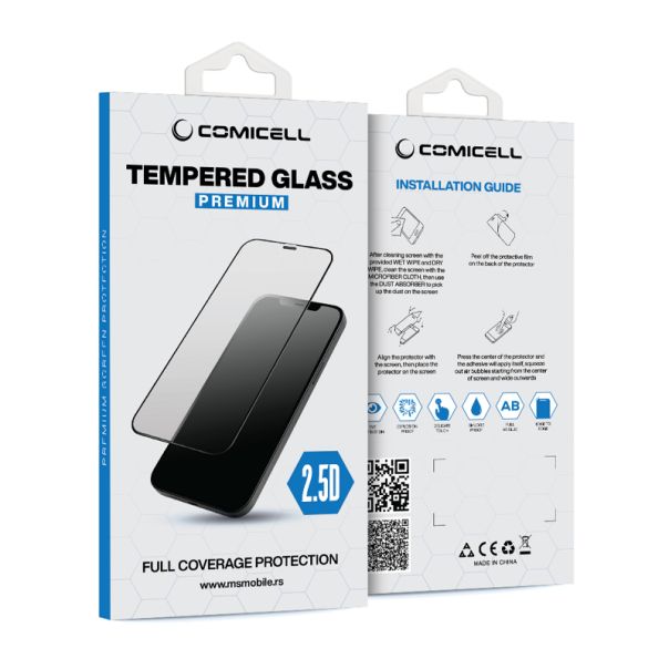 Folija za zaštitu ekrana GLASS 2.5D za Honor X6b, crna - FL11211