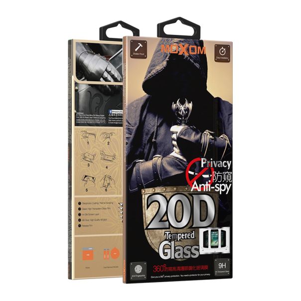 MOXOM Folija za zaštitu ekrana Glass 20D Privacy za iPhone 13 - FL11257