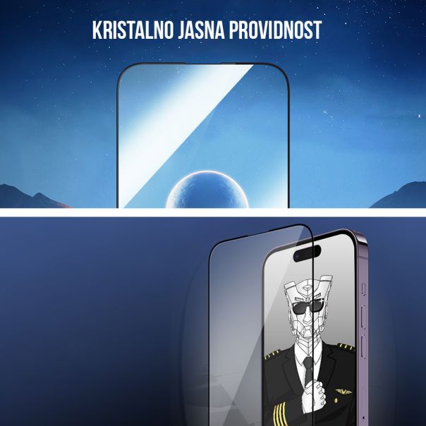 Folija za zaštitu ekrana Premium HD Glass za iPhone 15 Pro - FL11324