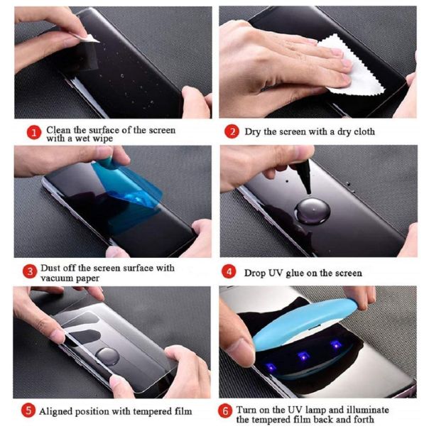 Folija za zaštitu ekrana Glass X mart 9D UV za Honor 200 Pro, providna - FL11343