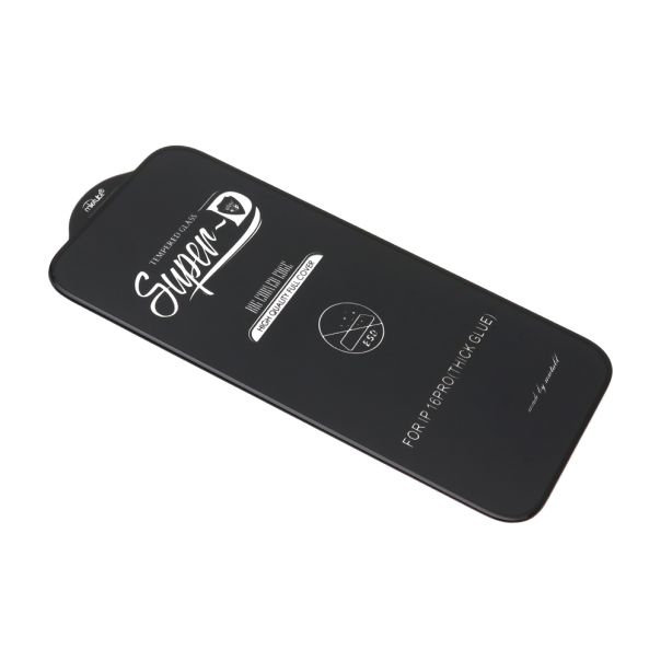 Folija za zaštitu ekrana Glass 11D za iPhone 16 Pro SUPER D, crna - FL11348