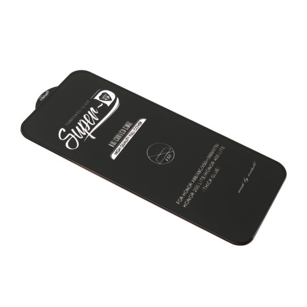 Folija za zaštitu ekrana GLASS 11D za Honor X8c SUPER D, crna - FL11581