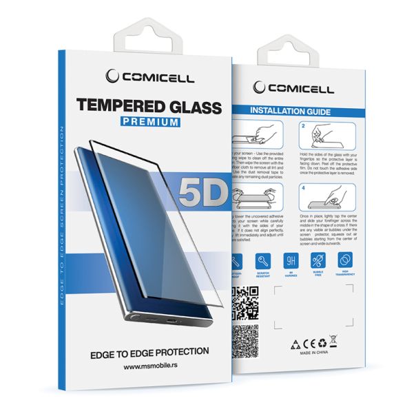 Staklo za zaštitu ekrana GLASS 5D CURVED Full GLUE za Honor Magic 6 lite, crna - FL11623