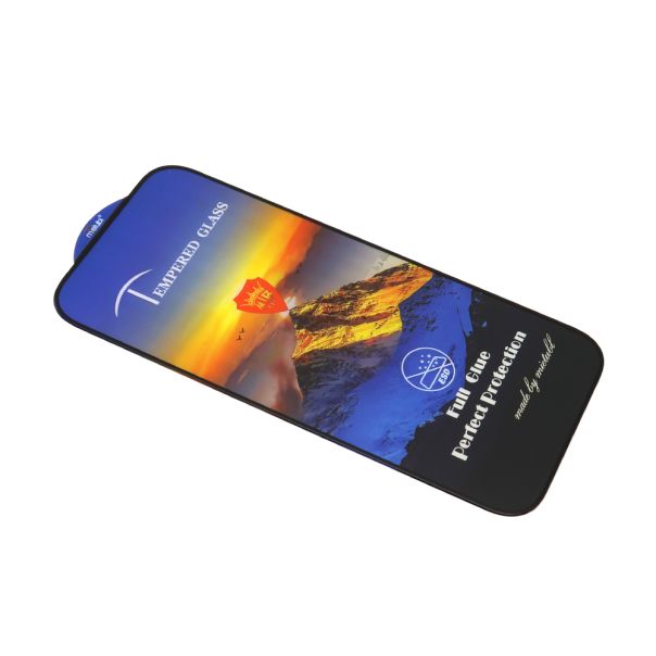 Folija za zaštitu ekrana GLASS 2.5D za iPhone 17 Pro, crna - FL11700