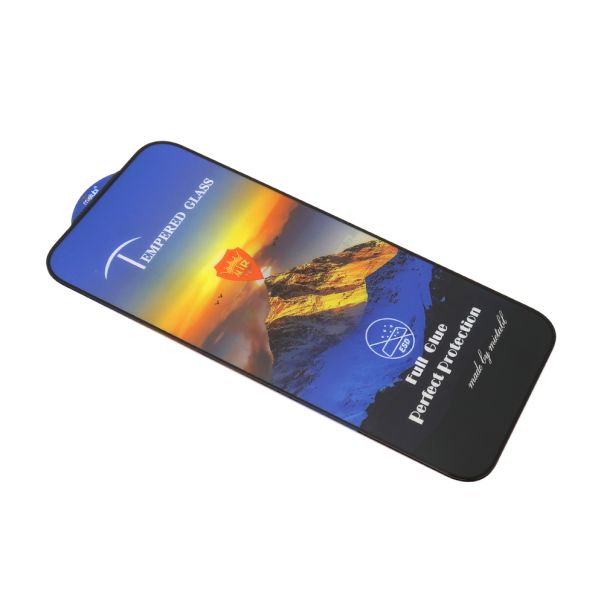 Folija za zaštitu ekrana GLASS 2.5D za iPhone 17 Pro Max, crna - FL11701